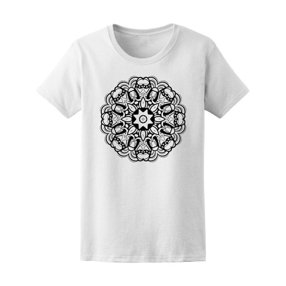 Beautiful Mandala Floral Art Tee Women's -Image by Shutterstock