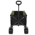thumbnail image 6 of Collapsible Folding Wagon 300L,49" Extra Long Collapsible Wagon with Tailgate, All-Terrain 7"x 4" Big Wheels,Beach Wagon Cart Heavy Duty 400LBS Foldable Foldable Beach Wagon for Garden Sports Camping, 6 of 9