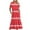 Watermelon Red A, variant on Ashirexll Summer Dresses for Women, Womens Maxi Dress, Fashion Short Sleeve Round Neck Loose Printed Long Dress