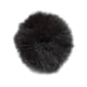 thumbnail image 1 of Cubierta de micrófono de pelo artificial para exteriores, parabrisas, soporte de micrófono de solapa, manguito de viento Advancent EL1214-01B, 1 of 2