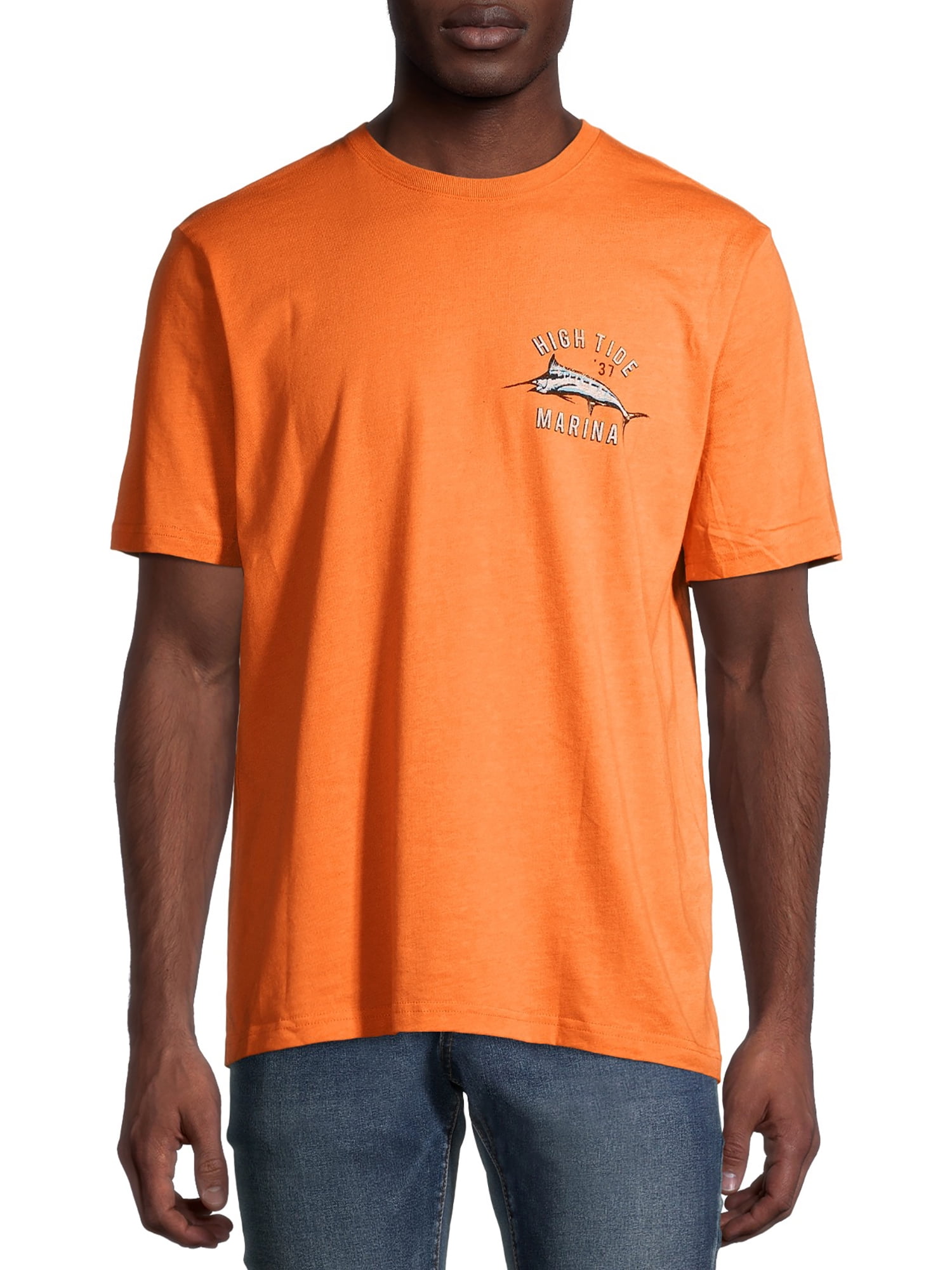 IZOD Men's Saltwater Comfort Short Sleeve Graphic T-Shirt - Walmart.com