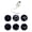 6PCS Projection Films, variant on Portable 2-in-1 Galaxy Starry Sky Night Light Projector with 3 Projection Films, 360° Rotating Design and USB Power Eye‑Caring LED Night Light Projector for Bedroom Car Ceiling Decor