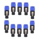 thumbnail image 5 of FENGGUIQU 10Ud Adaptadores Plásticos Para Conexión De Audio En Altavoces Sencillo Y Duradero, 5 of 8