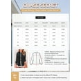 thumbnail image 6 of Chase Secret Womens Denim Jacket Casual Long Boyfriend Distresse Jean Jacket Petite, 6 of 8
