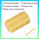 thumbnail image 3 of Cuerda de nylon Uxcell 1.5mm x 218 yardas hilo trenzado cordón para hacer joyas dorado, 3 of 4