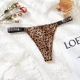 thumbnail image 1 of Bragas Sexy Sin Costuras Para Mujeres Letras De Lujo Diamantes No . 1 Ropa Interior De Imitación Tangas Diseño De Marca Confort Satén Íntima.toppangjing, 1 of 4
