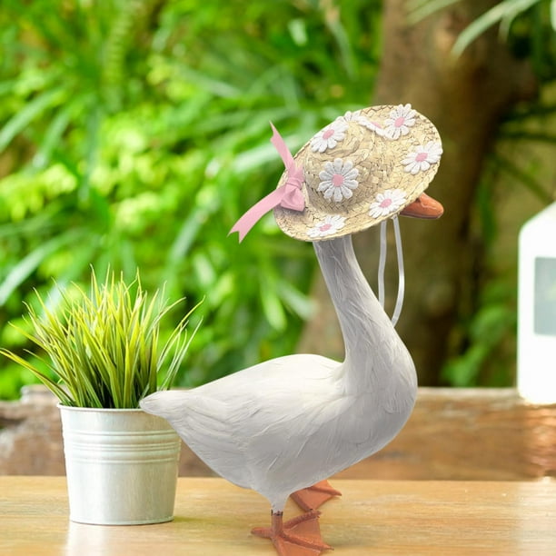 Porche Gran Sombrero de Hierba de Verano Blanco Flor Sombrero Pequeño Mascota