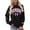 Black, variant on Embroidered Senior Sweatshirt Class of 2027, Senior Graduation Back to School Gifts Long Sleeve Cute Tops Oversized Pullover Fall Outfits