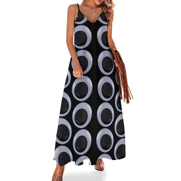 Nuevo Vestido sin mangas OJOS SALTONES Vestido largo Vestidos largos