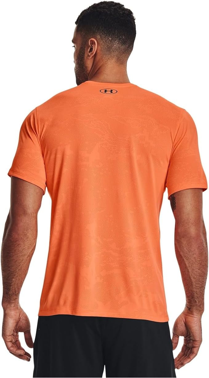 Under Armour UA Tech Vent Jacquard SS - 1377052-866 - Orange Under Armour UA Tech Vent Jacquard SS - 1377052-866 - Orange