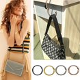 thumbnail image 4 of Durable Metal Handbag Hanger Anti Slip Key Rings Rack Table Hooks Suitable for Car Interiors and Fashionable Individuals Silver, 4 of 4