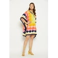 Oussum Women Plus Size Tunics Dresses Geometric Print Polyester Dress