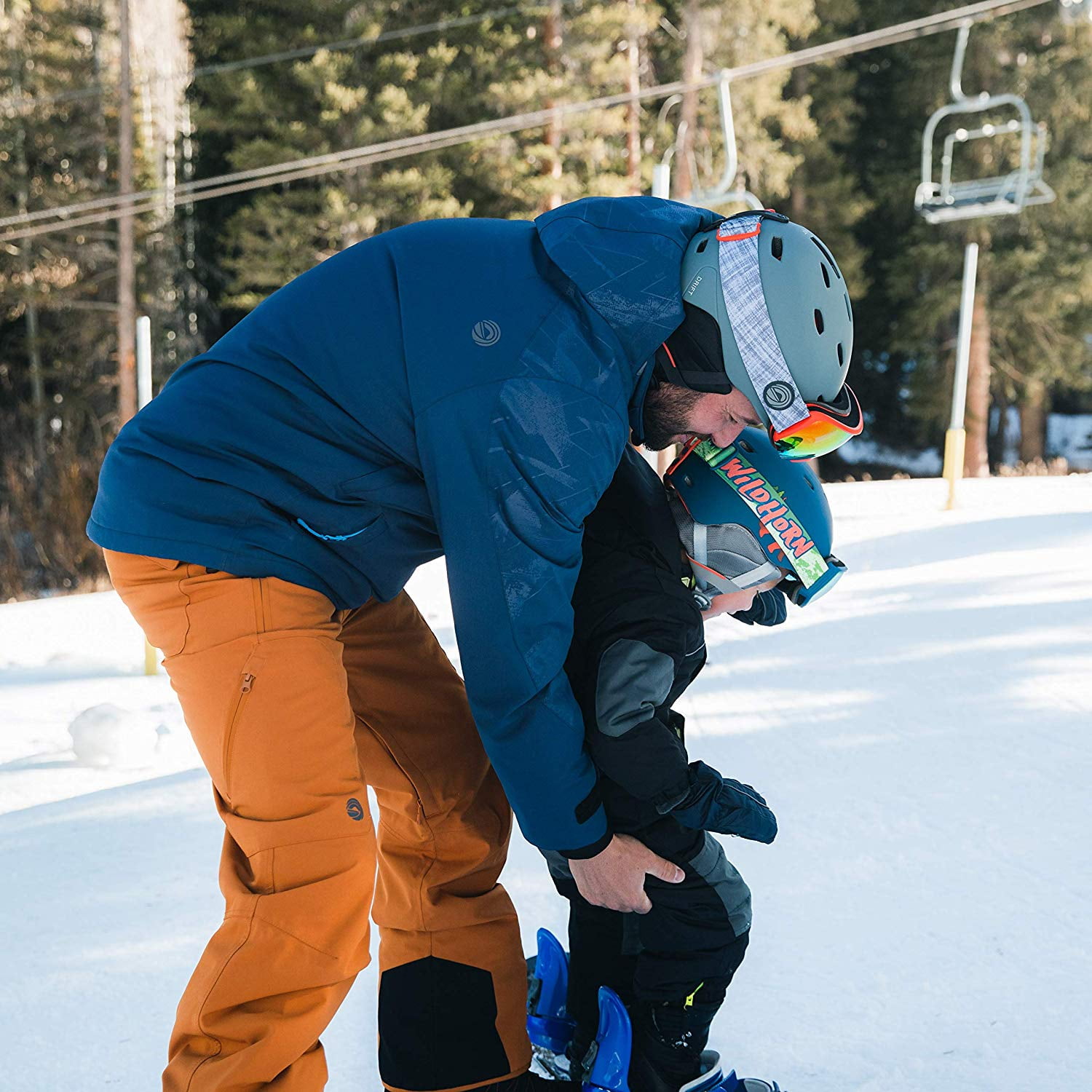 Wildhorn Spire Snow /& Ski Helmet w//Goggles Kids Youth ASTM Certified