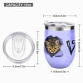 thumbnail image 2 of GZHJMY 1 Pcs Egg Cup, Cat's Face Peeks Out of A Hole 304 Stainless Steel Vacuum Insulated Cup, U-Shaped Red Wine Cup Eggshell Cup, 2 of 6