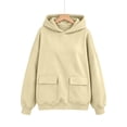 thumbnail image 7 of Guluxicc Womens Plain Hoodies Oversized Airplane Mode Travel Hoodie With Pockets or with Eye Mask Winter Fall Outfits Y2k Clothes, 7 of 7