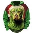 thumbnail image 1 of Sudaderas con capucha navideñas para hombre, sudadera de manga larga con estampado de animales navideños, ropa de otoño e invierno para hombre, Tops informales de moda para vacaciones, 1 of 4