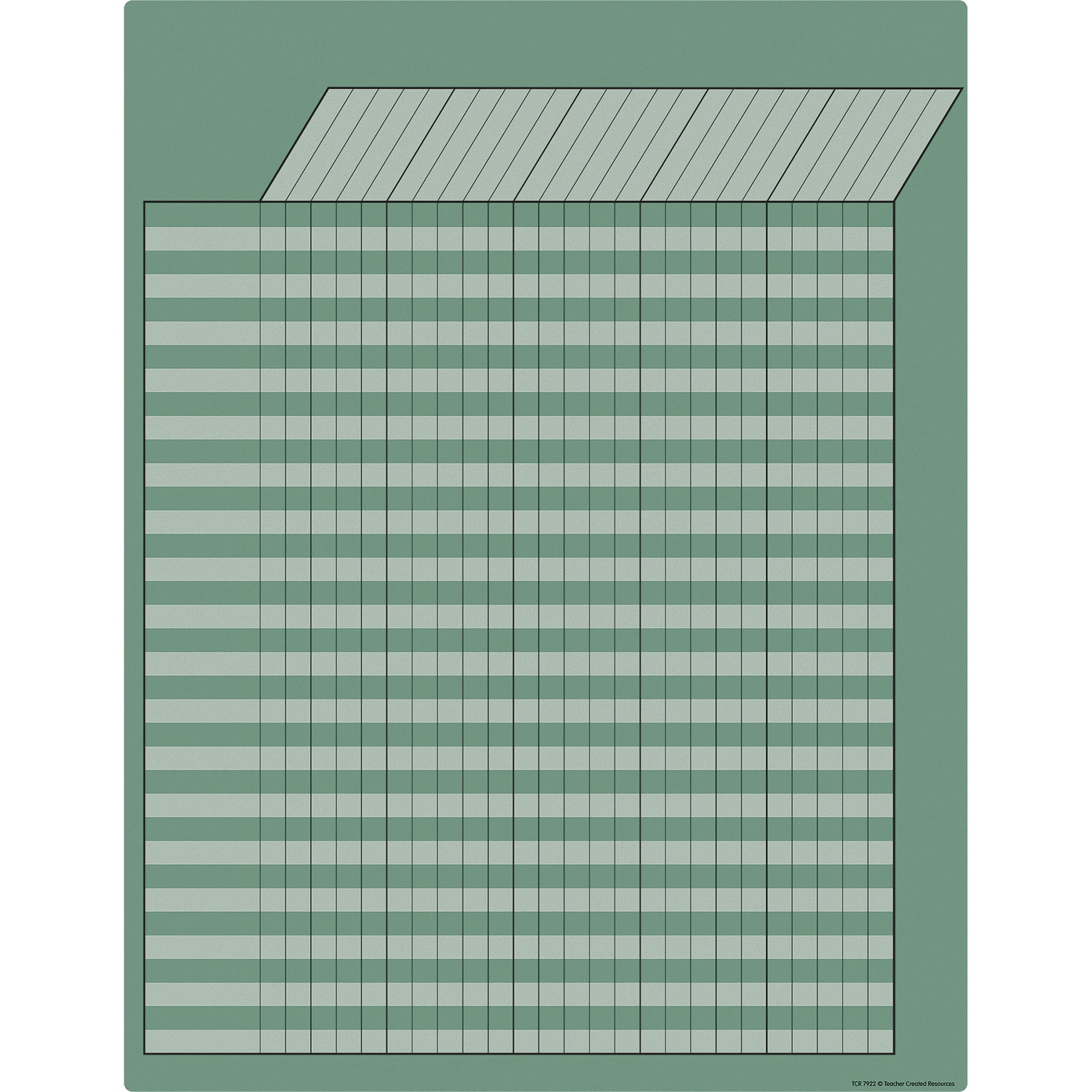 Teacher Created Resources Eucalyptus Green Incentive Write-On/Wipe-Off Chart, Pack of 6