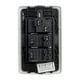 thumbnail image 5 of Kit 2 PLACAS con CONTACTO DOBLE y 1 apagador Sanelec gris, 5 of 6