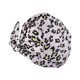 thumbnail image 2 of Bearachild Gorro de ducha, accesorios de baño, gorros de baño con pestañas, resistente al agua, cubierta de cabeza a rayas de hoja de palma, Type3 NO3, 2 of 6