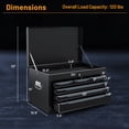 thumbnail image 3 of Gymax 24'' Tool Chest Case Steel Tool Box w/ 6 Drawers Top Storage Automatic Lock, 3 of 9