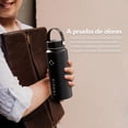 thumbnail image 3 of Termo Botella Hidranur de Acero Inoxidable 24 Oz (709.76 ml), Negro, 3 of 5