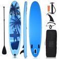 thumbnail image 2 of Costway 335 cm Tabla Hinchable de PVC Paddle Surf Sup con Remo de Ajustable/Bomba/Línea de Seguridad/Bolsa de Transporte y Aleta Central Azul, 2 of 10