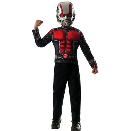Ant Man Boys Child Superhero Muscle Chest Fiber Fill Costume Shirt
