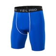 thumbnail image 3 of Pantalones cortos deportivos para hombre de 3 piezas, de secado rápido, elásticos, ajustados, para correr, gimnasio, 3 of 7