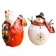 thumbnail image 1 of Lindo Adorno De Resina De Navidad Americano Europeo Retro Santa Claus Muñeco De Nieve Figuritas Estatua Muñecas Artesanías Decoración Del Hogar Moyic HA038915-00, 1 of 6