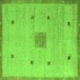 thumbnail image 1 of Ahgly Company Indoor Square Abstract Green Modern Area Rugs, 3' Square, 1 of 4