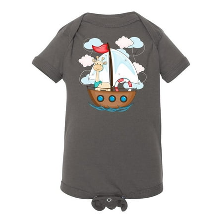 

Giraffe On A Boat Bodysuit Infant -Image by Shutterstock 12 Months