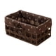 thumbnail image 1 of Cesta de almacenamiento Caja De Almacenamiento Rectangular Organizador De Artículos Diversos De Escritorio Para Dormitorio Café Mediano Magideal Cesta de almacenamiento, 1 of 6
