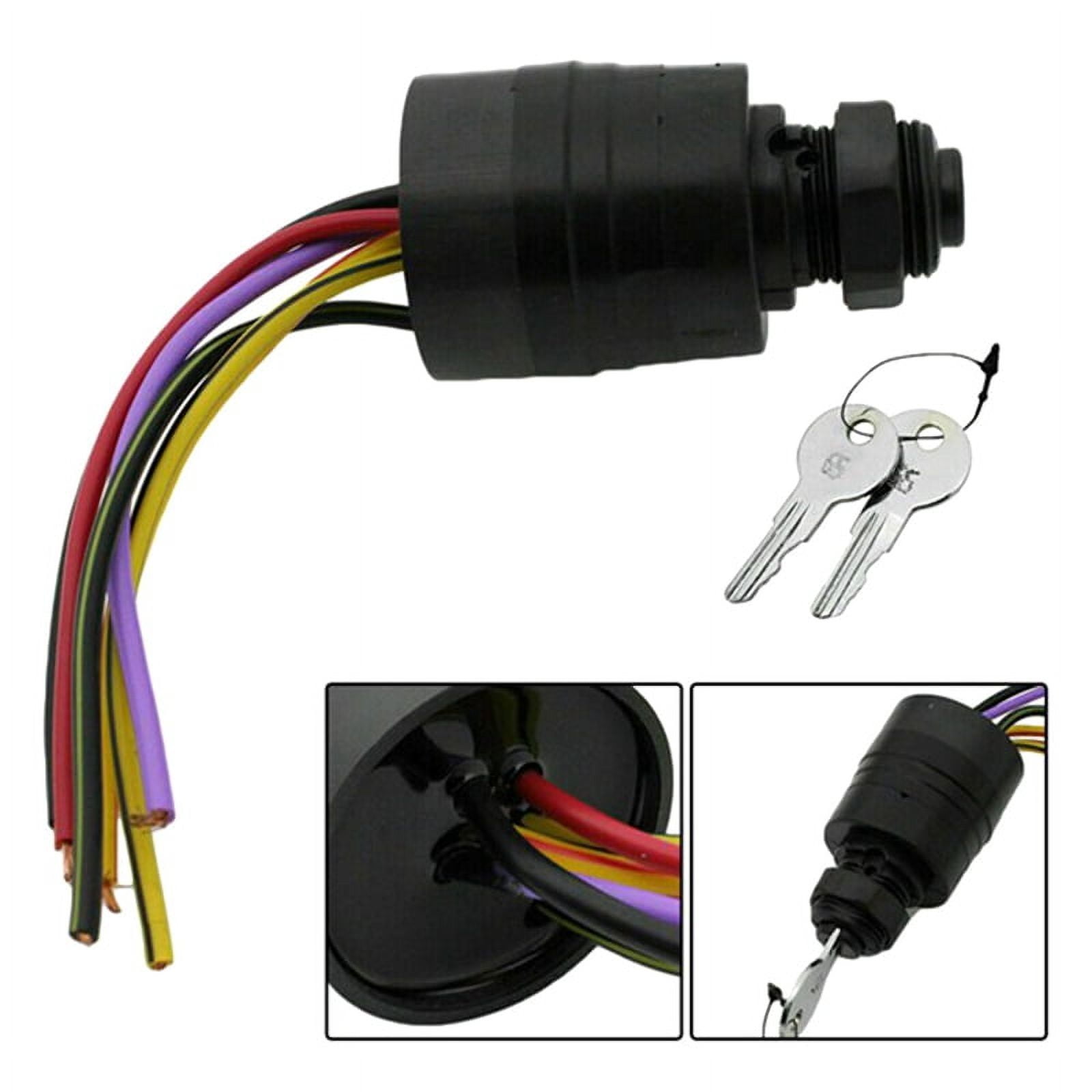 For Mercury Outboard Ignition Key Switch 6 Wire Replaces 17009A2 Outboard MP41070-2