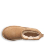 BEARPAW Shorty Youth Ankle Boot Iced Coffee Size 2 | Comfortable & Durable Slip On Winter Boot for Kids