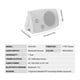 thumbnail image 5 of Par de altavoces Bluetooth para exteriores Herdio de 5,25 pulgadas y 300 W, color blanco, 5 of 7