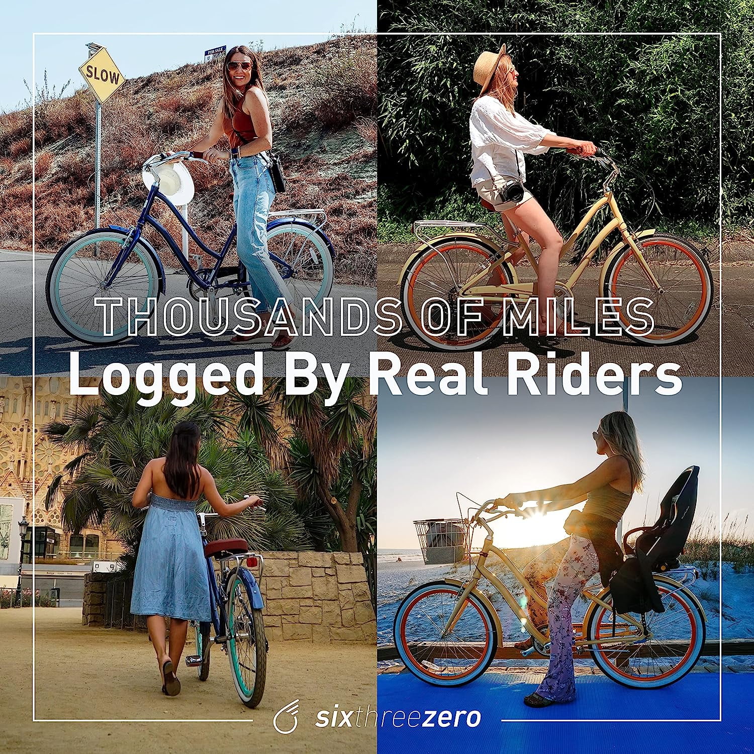 sixthreezero Every Journey Women's 26 In. 3-Speed Step-Through Touring Hybrid Bicycle, Navy Blue