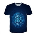 thumbnail image 1 of T-Shirts Graphiques 3D Révolution Bitcoin Été, Motif Btc Blockchain, T-shirt Mode Élégant, 1 of 5