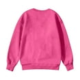 thumbnail image 6 of Garbnen Long Sleeve Shirt Girls Crewneck Pink Kids Shirts Girls Basic Fall Preppy Sweatshirt for Teen Girls 11-12 Years, 6 of 6