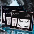thumbnail image 3 of Z'LRAQI BEAUTY Magnetic False Eyelashes Natural-looking False Lashes Fake Eyelashes with Curler for Eye Makeup No Glue Needed, 2 Pairs, 3 of 5