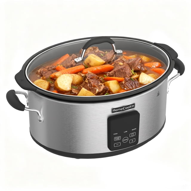 Olla de cocción lenta HOMECOOKIN digital programable de 9,5 L