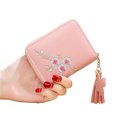 thumbnail image 1 of Titular de la tarjeta de crédito RFID Estuche para tarjetas con cremallera Carteras pequeñas para mujeres Señoras de cuero Niñas/Regalo, 1 of 5