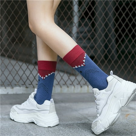 

Zedker Socks For Women Fashion Women Cotton Color Block Socks Warm Colorful Diamond Casual Dress Socks Clearance