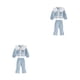 thumbnail image 1 of Qarigey Conjunto de ropa de salón de primavera para niñas, ropa deportiva coreana, abrigos, pantalones acampanados, conjunto de piezas con Type7 NO7, 1 of 1