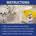 thumbnail image 6 of Wall Mold Stain Remover Spray 60ml, Bathroom Tile Grout Cleaner for Shower Walls Sinks Bathtubs and Toilets, Removes Black Mold Stains Mildew and Odors Fast Acting Cleaning Spray, 6 of 9
