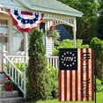 thumbnail image 4 of USA Garden Flag 12.5 x 18 Inch Double Sided, Patriotic We The People 1776 One Nation Under God Yard Decoration, Burlap Weather Resistant Outdoor Flag for Home Porch House Decor, 4 of 7