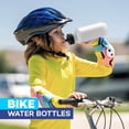 thumbnail image 4 of Sports Water Bottles Bulk (12 Pack) 18 Oz Squeeze Reusable Plastic White School Bike Bottle For Kids  Bpa Free Party Favor Giveaways End Of Year Student Gifts, 4 of 8