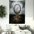 thumbnail image 4 of Clock Decor Tapestry, A Vintage Clock Breaking Free from a Tree Trunk A Surrealistic Symbol for Strategy, Wall Hanging for Bedroom Living Room Dorm Decor, 60W X 80L Inches, Grey, by Ambesonne, 4 of 5