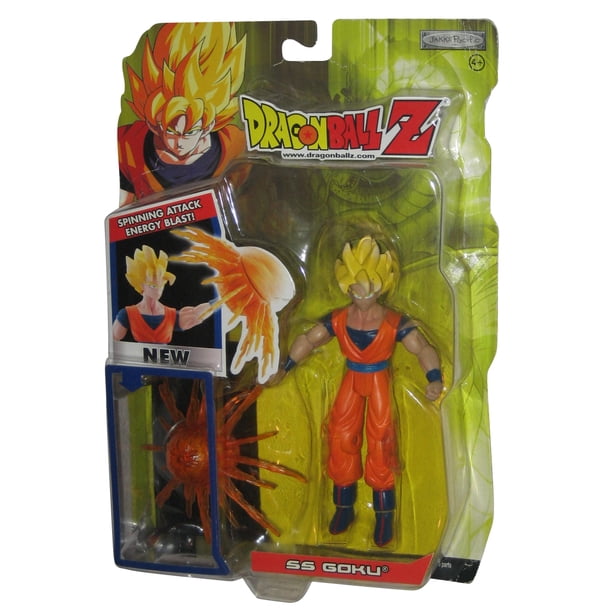Dragon Ball Z SS Goku 2004 Series 16 Jakks Pacific Figure Spinning 