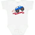 thumbnail image 3 of Inktastic Happy Valentine's Day-monster Truck Boys or Girls Baby Bodysuit, 3 of 5