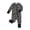 Black Star Leopard, variant on Emy Dola Baby Girls Bamboo Viscose Sleep 'N Play Romper One-piece Convertible Footie Jumpsuit For Newborn Infant Fall Winter Zipper Onesie